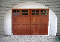 Carriage House Door Company- Stain Grade. Job completed in Guilford